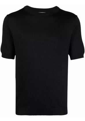 SANDRO round-neck short-sleeved T-shirt - Black