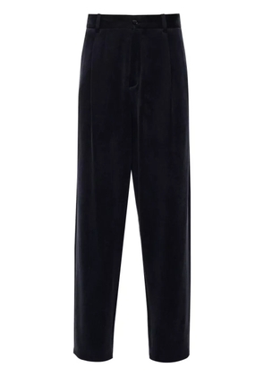 Giorgio Armani straight-leg jersey trousers - Blue