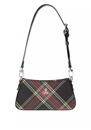 Vivienne Westwood plaid shoulder bag - Black