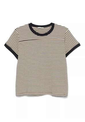 Carter Young striped T-shirt - Neutrals