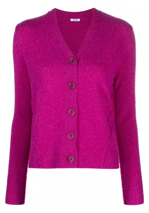 ASPESI V-neck wool cardigan - Pink