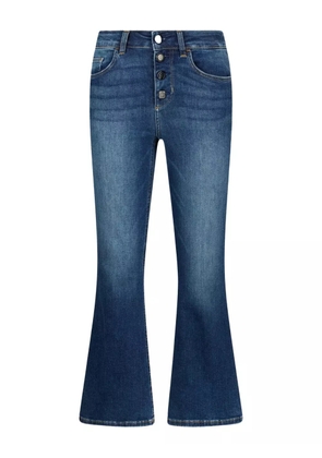 LIU JO jewelled-buttons jeans - Blue