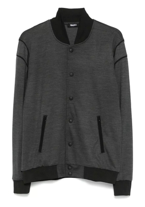 ERALDO merino-wool bomber jacket - Grey