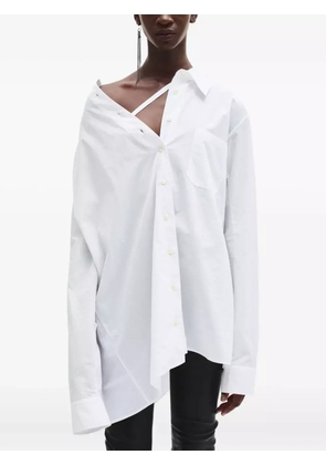 Ann Demeulemeester asymmetric shirt - White