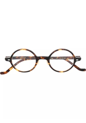 Eyevan7285 tortoiseshell-frame glasses - Brown