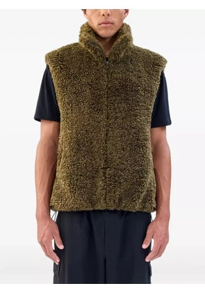 Unreal Fur fleece vest - Green