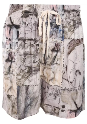 DOMREBEL Montage shorts - Neutrals