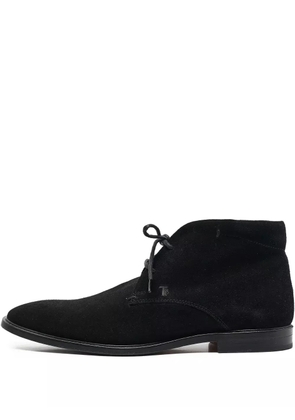 Tod's Vintage pre-owned suede lace-up desert boots - Black