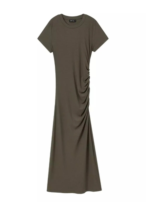 tout a coup ruched T-shirt dress - Brown