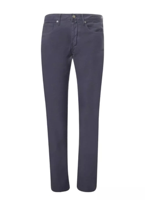 Incotex logo-patch chinos - Blue