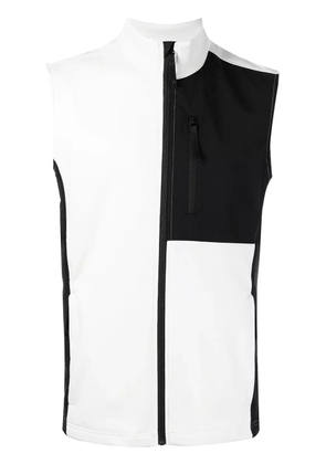 Aztech Mountain colour-block zipped vest - Black