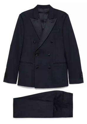 Lardini satin-lapels suit - Blue