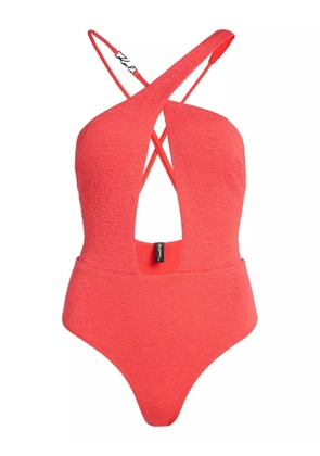 Karl Lagerfeld textured swimsuit
