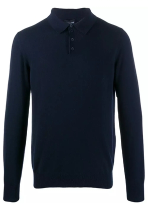 Giorgio Armani cashmere polo shirt - Blue