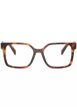 Prada Eyewear square-frame glasses - Brown