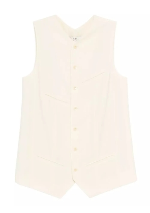 Tibi tropical easy vest - Neutrals