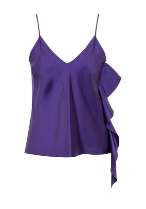 Max Mara Scollo ruffle-detail top - Blue