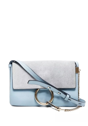 Chloé Pre-Owned 2000-2020s small Faye leather cross body bag - Blue