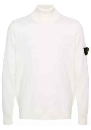 Stone Island Compass-badge wool jumper - Neutrals