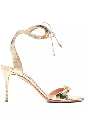 Aquazzura 85mm Tessa sandals - Gold