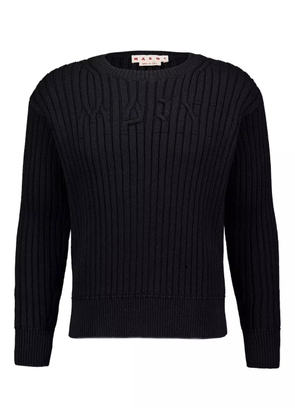 Marni ribbed-knit jumper - Black