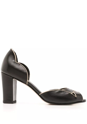 Sarah Chofakian Léger 75mm leather pumps - Black