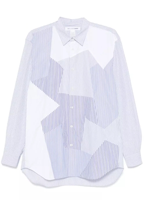 Comme Des Garçons Shirt patchwork shirt - Blue
