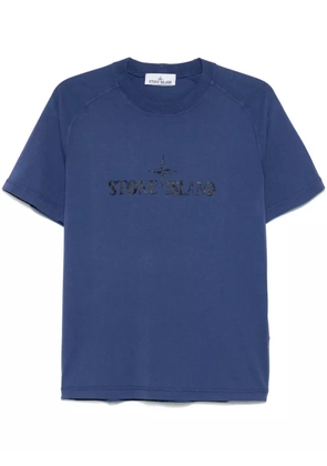 Stone Island logo-print T-shirt - Blue