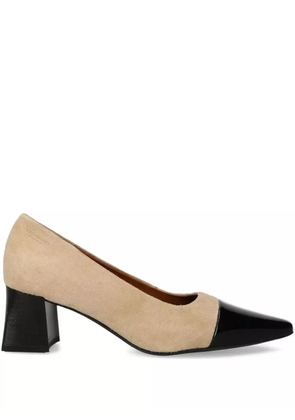 VAGABOND 58mm Altea suede cap-toe pumps - Neutrals