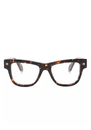 Off-White Eyewear logo-print glasses - Brown