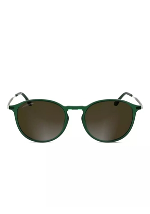 Lacoste round-frame sunglasses - Green
