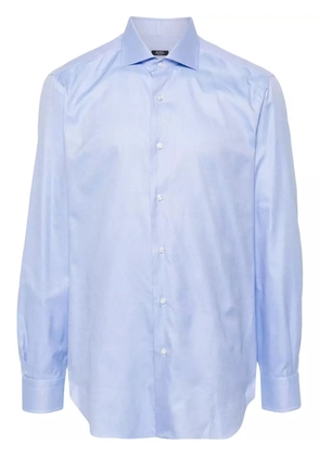 Barba cotton shirt - Blue