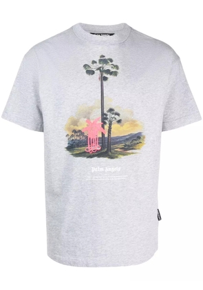 Palm Angels graphic-print cotton T-shirt - Grey