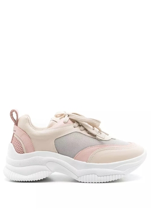 Sarah Chofakian Bell leather platform sneakers - Neutrals