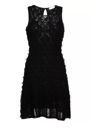 Chloé frayed mini dress - Black