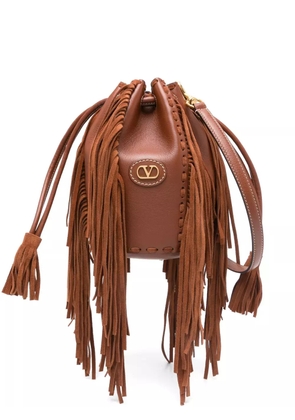 Valentino Garavani VLogo Signature bucket bag - Brown
