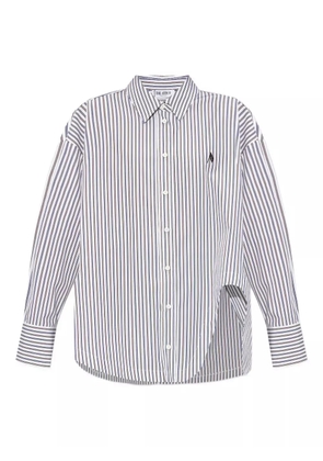 The Attico striped asymmetrical shirt - White
