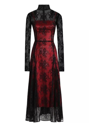 Dolce & Gabbana chantilly lace midi dress - Black