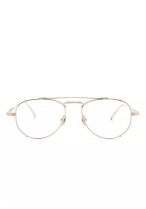 Matsuda M3142 geometric-frame glasses - Gold
