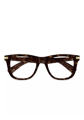 Cartier Eyewear square-frame tortoiseshell glasses - Brown