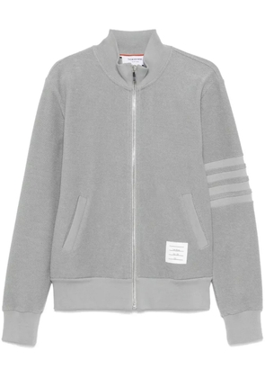 Thom Browne 4-bar zip-up sweatshirt - Grey