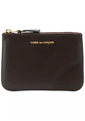 Comme Des Garçons Wallet classic line pouch - Brown