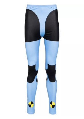Walter Van Beirendonck Dummy Bike leggings - Blue