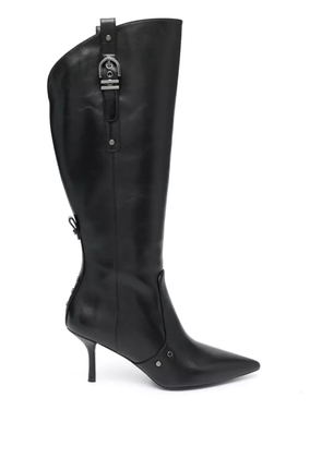 Stuart Weitzman thigh-high leather boots - Black