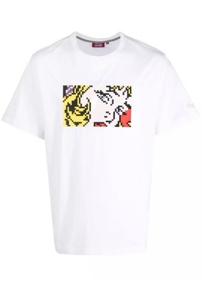 Mostly Heard Rarely Seen 8-Bit The Glare cotton T-shirt - White