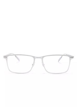 Montblanc rectangle-frame glasses - Silver