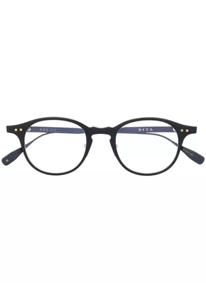 Dita Eyewear Ash engraved-logo glasses - Blue