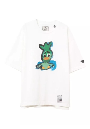 Maison MIHARA YASUHIRO Leon duck-print T-shirt - White