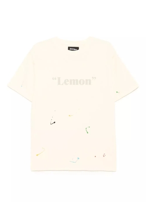 PEACE AND AFTER graphic-print T-shirt - Neutrals