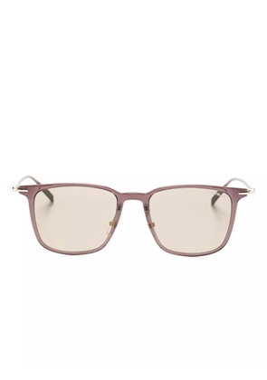 Montblanc square-frame sunglasses - Brown